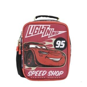 Bioworld Disney Pixar Cars Lightning McQueen Lunch Box Kid Friendly With Handle